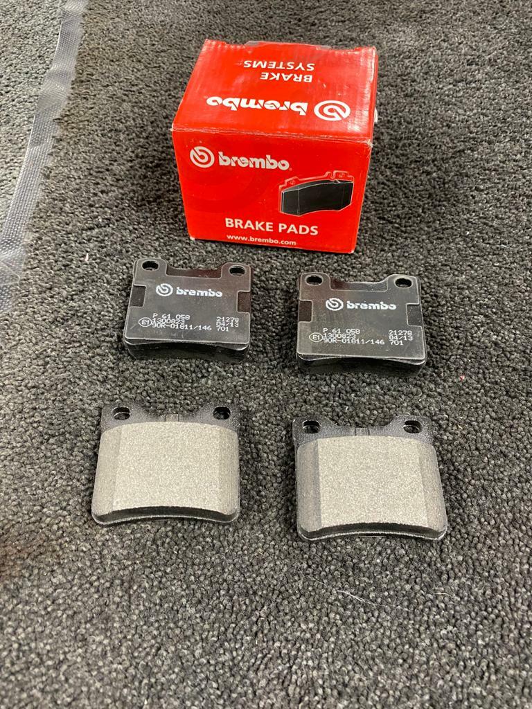 PUGEOT 406 1994-2000 607 2000-2009 REAR BRAK PAD SET P61058