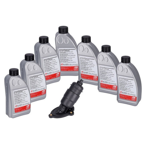 FOR AUDI A4 A5 A6 A7 CVT AUTOMATIC TRANSMISSION GEARBOX OIL FILTER 7L OIL KIT