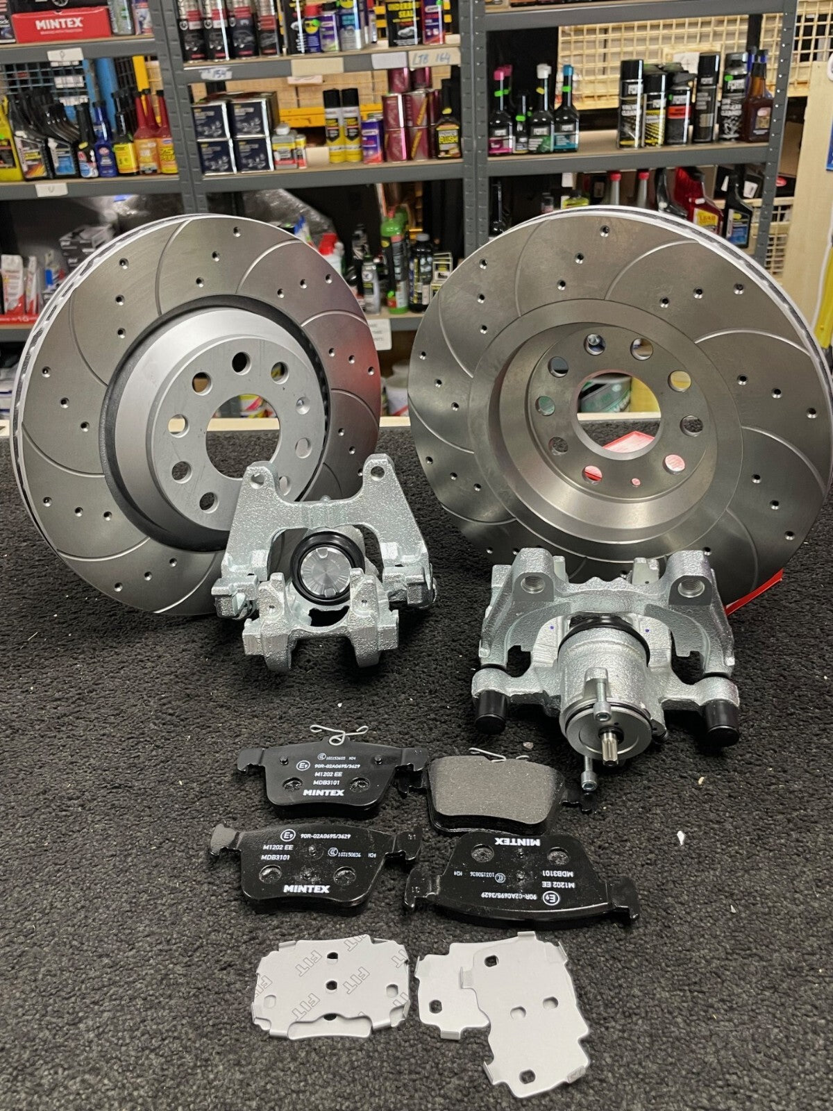 CC AUDI A3 S3 TT TDi TFSi VENTED REAR  BRAKE DISC CONVERSION 310M VENTED