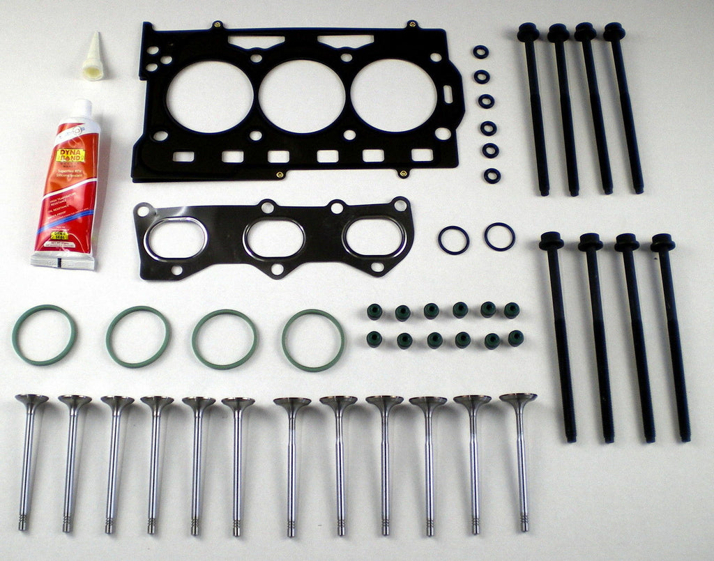 VW POLO S 6R 1.2 12V CGPB ENG CODE HEAD GASKET SET + HEAD BOLTS + VALVES