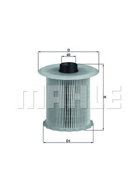 FUEL  FILTER  MAHLE KX81D