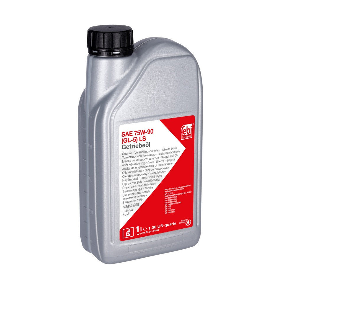 Febi Bilstein 75W-85 1 Liter 235.7 FOR Mercedes BMW 83 22 2 295 532