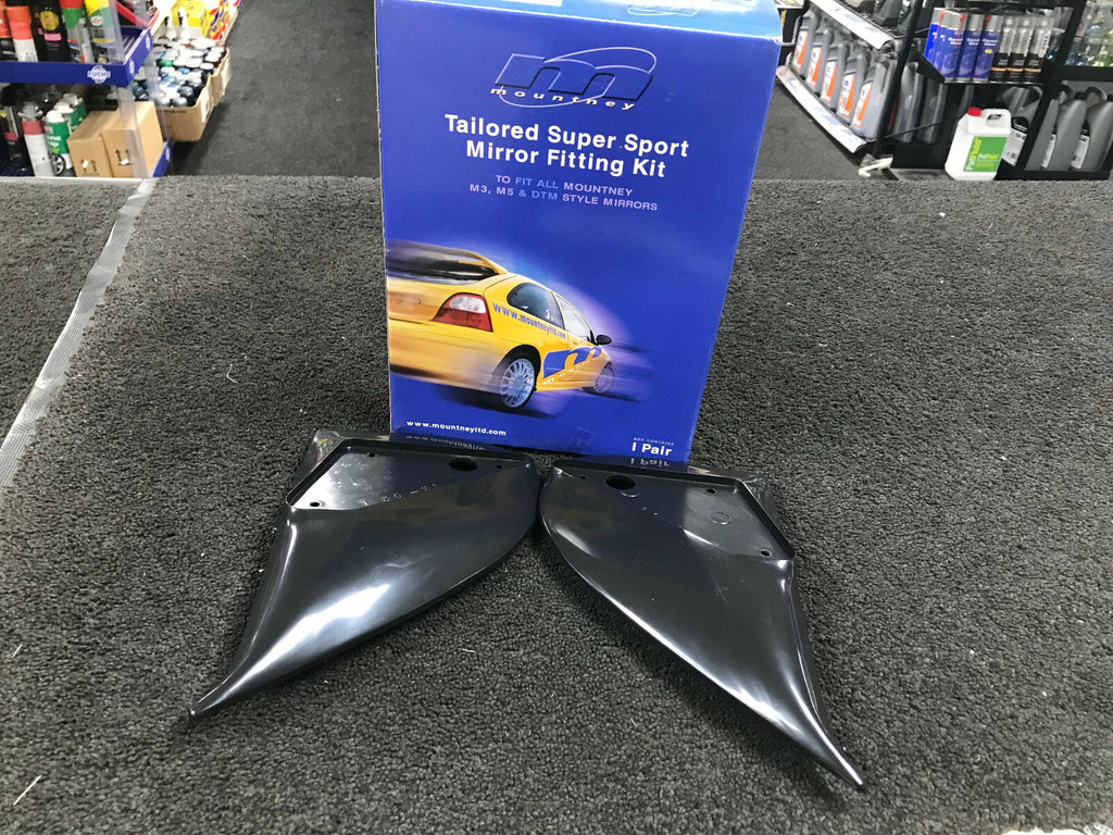 M3 STYLE SIDE MIRROR FIXING BACKING PLATES FOR FIAT PUNTO 3 DOOR 