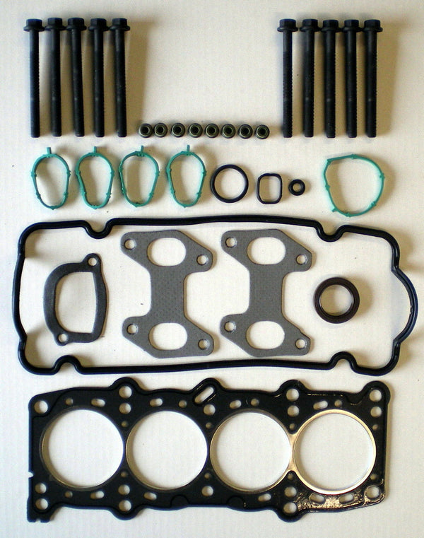 FOR FIAT PUNTO MK2 PANDA SEICENTO 1.1 1.2 8V HEAD GASKET SET & HEAD BOLT SET