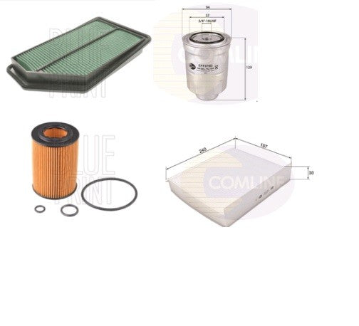 FOR HONDA CIVIC 2.2 CTDi 2005-12 OIL AIR FUEL POLLEN FILTER