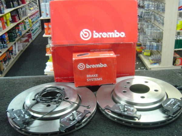 BMW 330D 330Ci 330i MSPORT BREMBO REAR BRAKE DISCS BREMBO BRAKE PADS