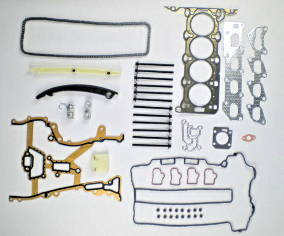 FOR VAUXHALL CORSA 1.2 1.4 Z12XEP Z14XEP HEAD GASKET SET BOLTS TIMING CHAIN KIT