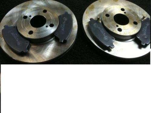 FOR TOYOTA  COROLLA 1.8 T SPORT 2.0 D4D FRONT BRAKE DISCS PADS 