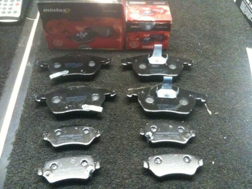 FOR VAUXHALL ASTRA MK4 ZAFIRA GSI TURBO MINTEX FRONT REAR  BRAKE PADS