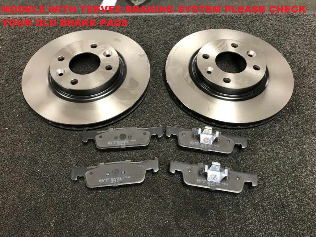 RENAULT CLIO MK4 0.9 TCe 1.2 TCe 1.5 DCi FRONT BRAKE DISCS BRAKE PADS - ATE