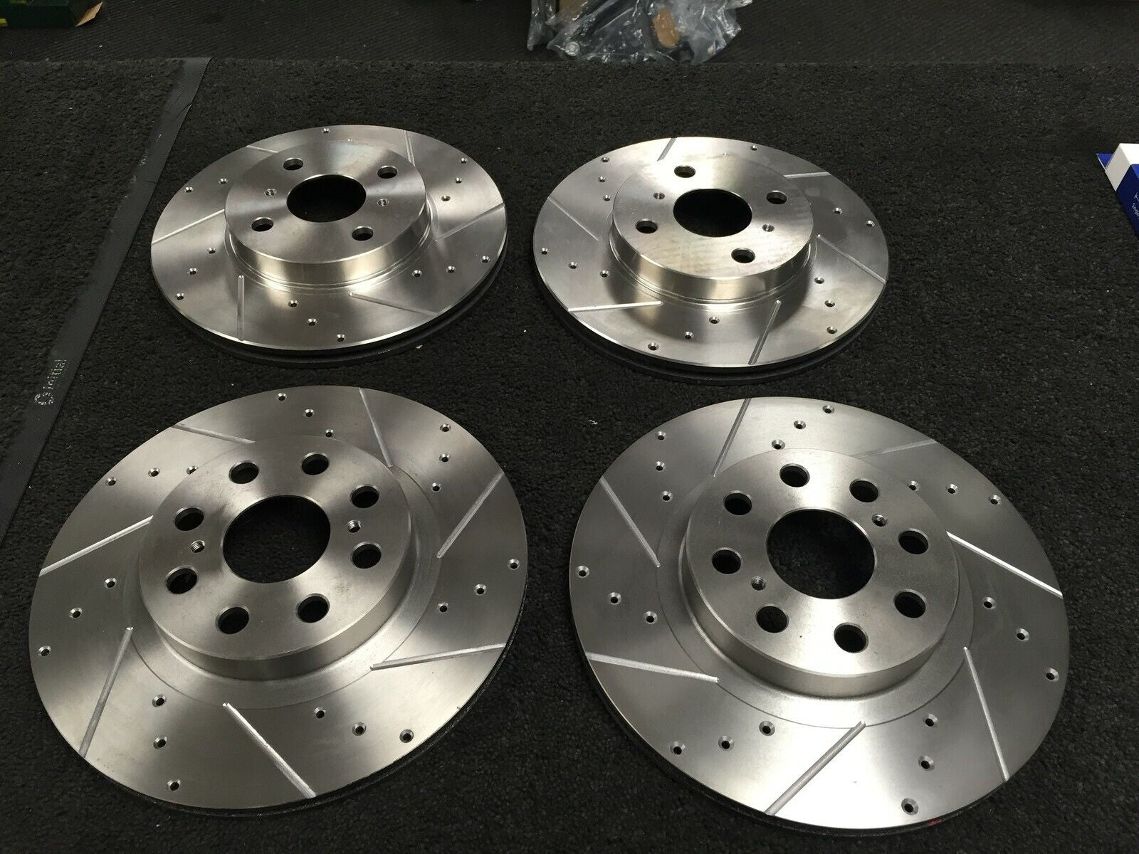 MR2 TURBO SW20 GROOVED BRAKE DISCS  FRONT AND REAR  281MM +275MM 
