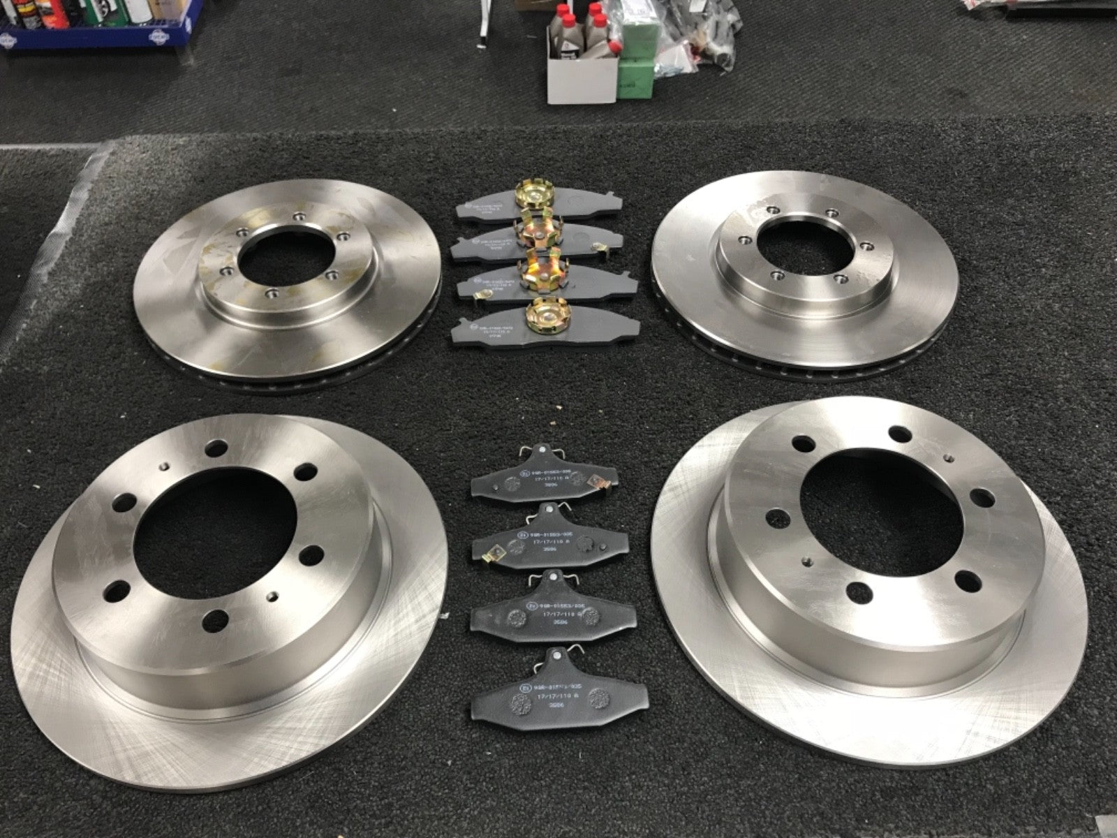 BRAKE DISC BRAKE PAD FRONT REAR SSANGYONG MUSSO KORANDO BRAKE DISCS PAD PBR
