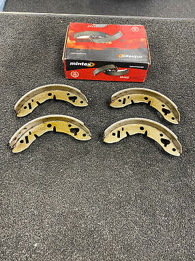 REAR BRAKE SHOES SET FITS CLASSIC MORRIS MINI ROVER AUSTIN METRO TURBO 178MM
