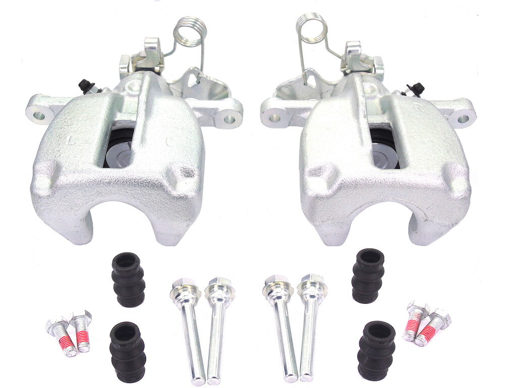 2 REAR BRAKE CALIPERS + SLIDER KIT PEUGEOT EXPERT E7 EUROBUS TAXI 2007-2017