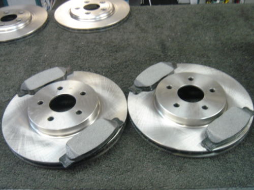 JAGUAR S TYPE V6 V8 02> MINTEX BRAKE DISC & PADS 320MM 