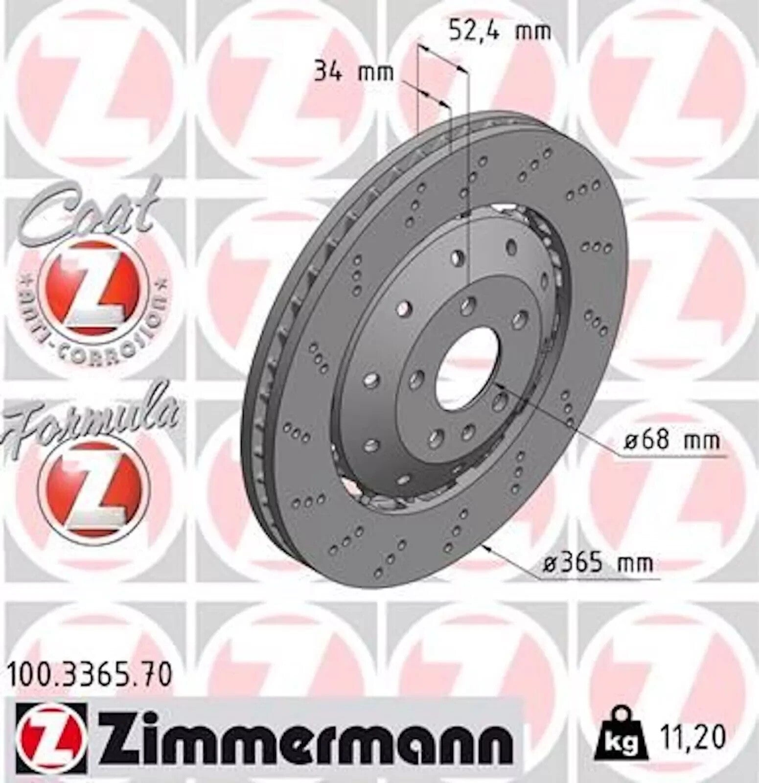 AUDI R8, RS4, RS5 (2008-2015) 2 FRONT BRAKE DISC PAIR