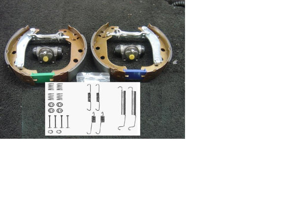 CITROEN BERLINGO REAR BRAKE SHOES CYLINDERS ADJUSTERS FITTING KIT 