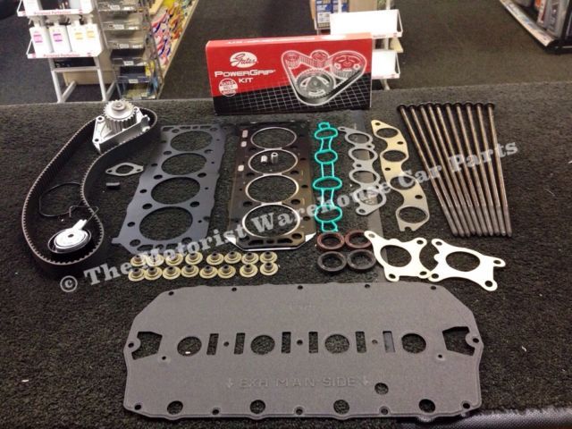 LOTUS ELISE 1.8 18K4F HEAD GASKET BOLT TIMING BELT KIT WATER PUMP MANUAL TENSION