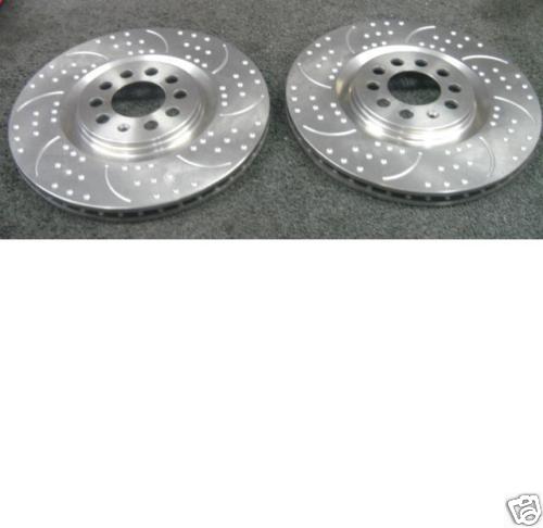 BEETLE BORA GOLF V5 FRONT GROOVED DIMPLED  BRAKE DISC