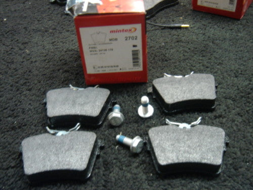 PEUGEOT 407 SW COUPE MINTEX DISC BRAKE PADS REAR