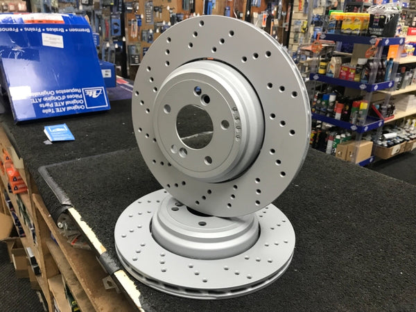 BRAKE DISCS FOR BMW M3 E90 E92 E93  DRILLED FRONT REAR PERFORMACE BRAKE DISCS