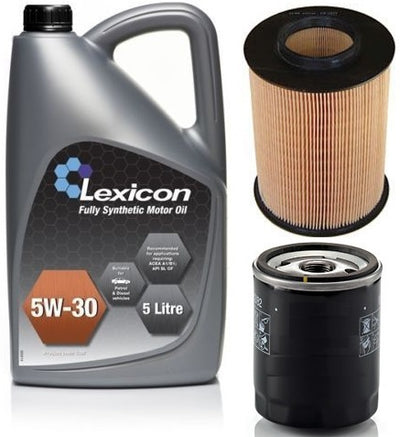 FORD C MAX 1.8 TDCI 07-10 OIL AIR FILTER + 6L FULLY SYNTHETIC OIL SERVICE KIT