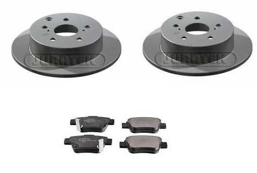 FOR AVENSIS 2.2D4D 03-05 REAR BRAKE DISCS & PADS
