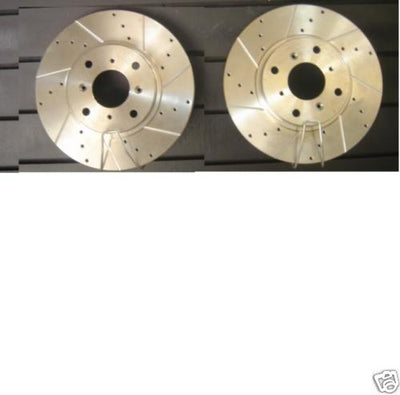 CIVIC 1.6 VTI EM1 EK4 EG6 DRILLED GROOVED BRAKE DISCS  
