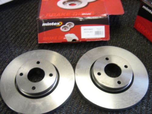 MONDEO ST200 ST24 COUGAR 2.5 V6 MINTEX BRAKE DISCS 278