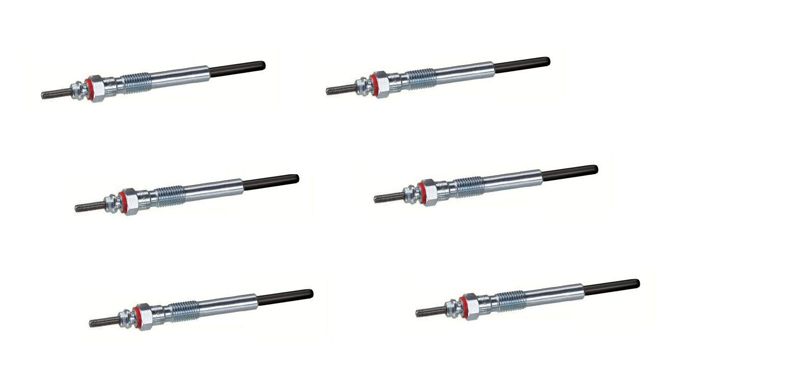 6 X DIESEL GLOW PLUGS  DURATERM FOR Mercedes-Benz C-Class 2007-14  C350 3.0TD