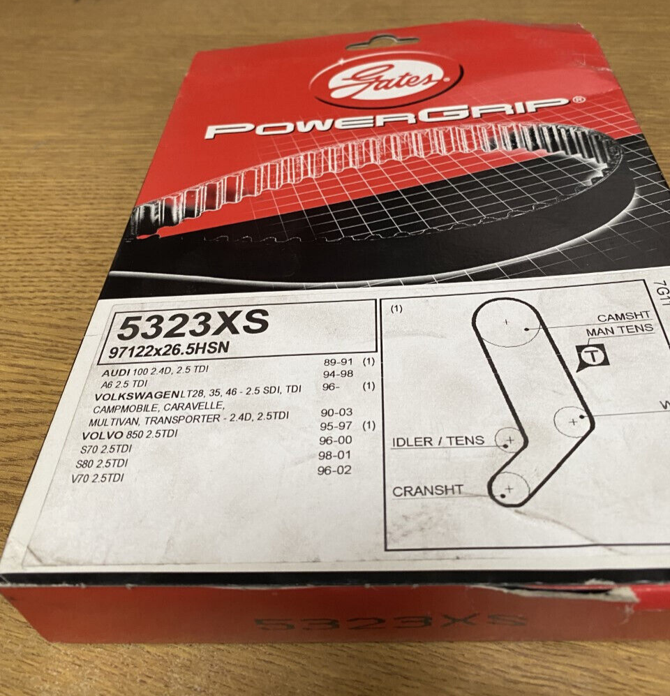 FOR AUDI A6 C4 2.5 AVANT QUATTRO VW CAMPMOBILE GATES POWERGRIP TIMINGBELT 5323XS
