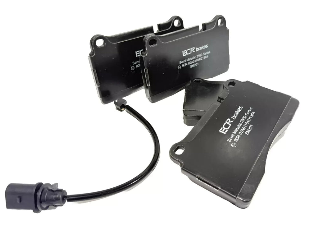 Audi R8 4.2, 5.2 (08-15) Upgraded Ceramic Front & Rear Brake Pads & Sensor wires