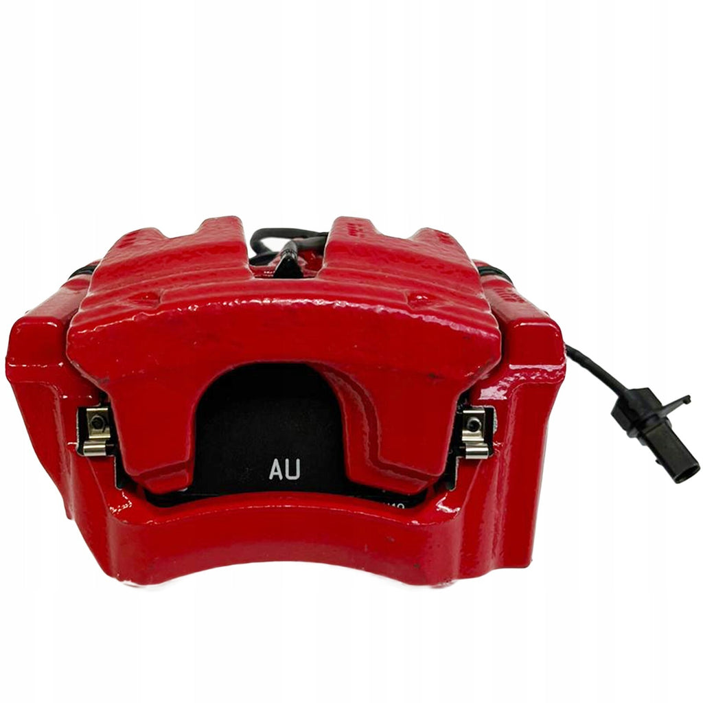 VW TOUARG 2018ON NS LH REAR ELECTRIC BRAKE CALIPER 4M0615405C 350MM DISC RED
