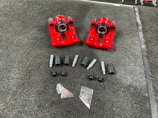 FOR BMW E81 E82 E87 E88 E90 E91 E92 E93 X1  RED REAR CALIPERS FOR 300MM DISCS