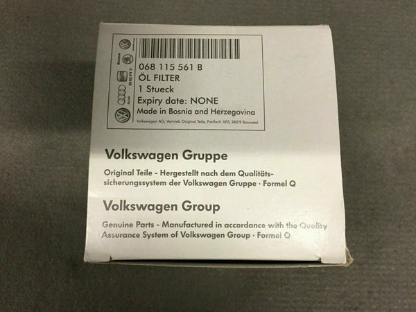 GENUINE FOR AUDI OIL FILTER ALSO FITS VOLVO 760 2.4TD TURBO DIESEL 068115561B 