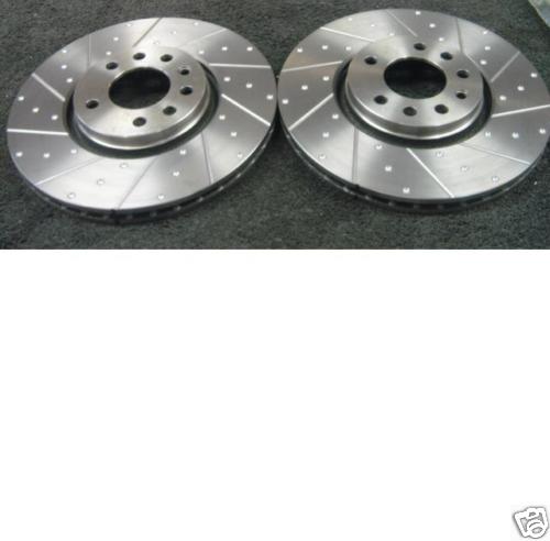 ASTRA ZAFIRA GSI TURBO DIMPLED GROOVED BRAKE DISC 308