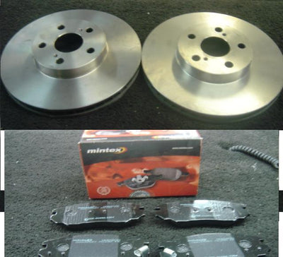 FOR JEEP COMMANDER GRAND CHEROKEE MINTEX FRONT BRAKE DISCS BRAKE PADS 328MM