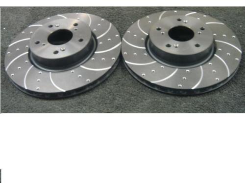 FOR INTEGRA TYPE R DC5 BRAKE DISC DRILLED GROOVED BRAKE DISC FRONT SET