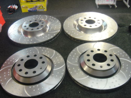 A3 S3 3.2 QUATTRO SPORTS DIMPLED GROOVED BRAKE DISC 