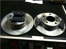 BMW  316 COMPACT 318 E46 Z4 REAR BRAKE DISCS &PADS SOLID