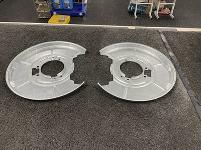 REAR BRAKE DISC BACK PLATES FOR BMW 3SER E36 E46 318 320 323 328i VENTED DISCS