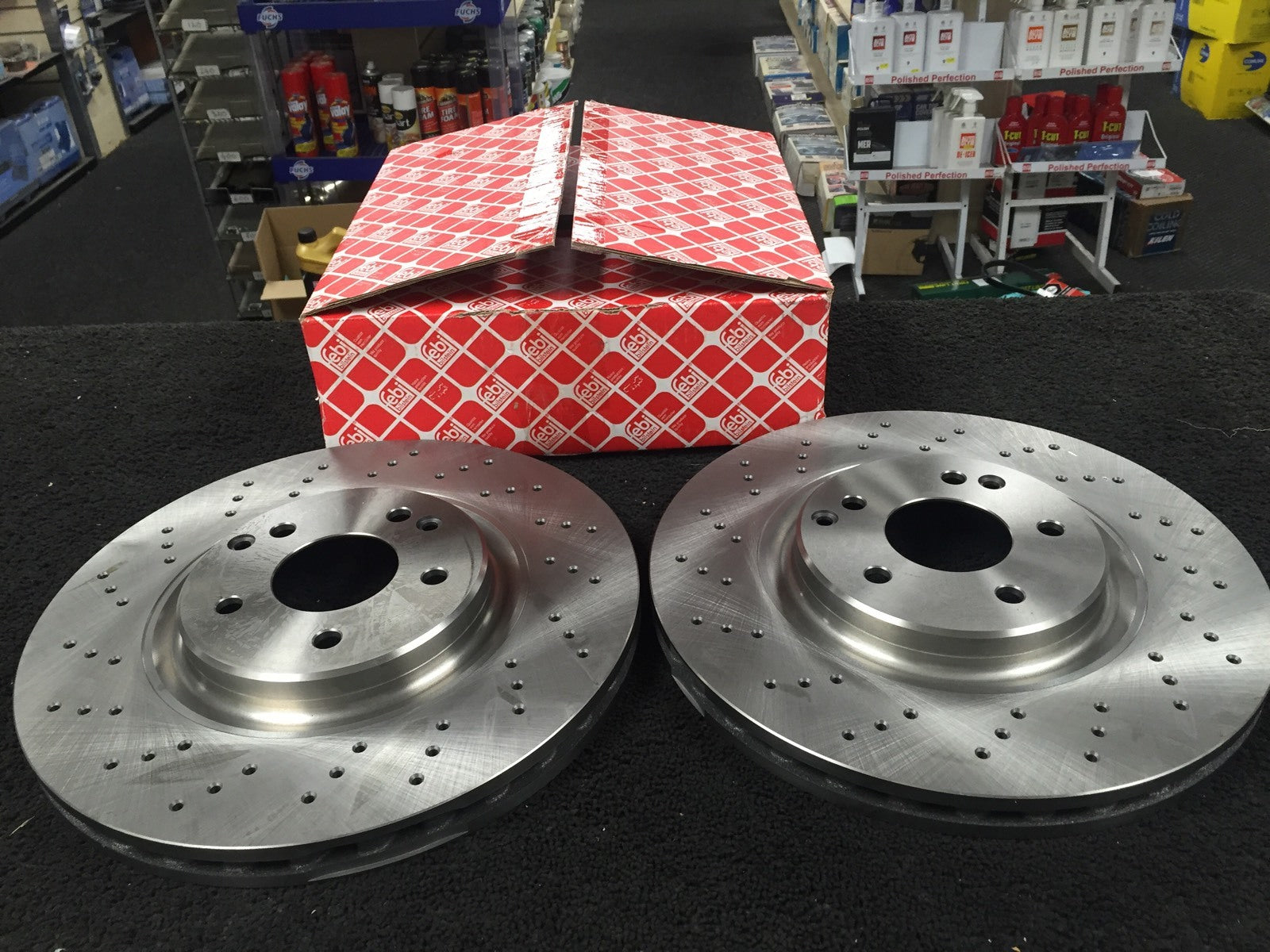 FOR C200 C230 C270 280 W203 CDI KOMPRESSOR CROSS DRILLED FRONT BRAKE DISC