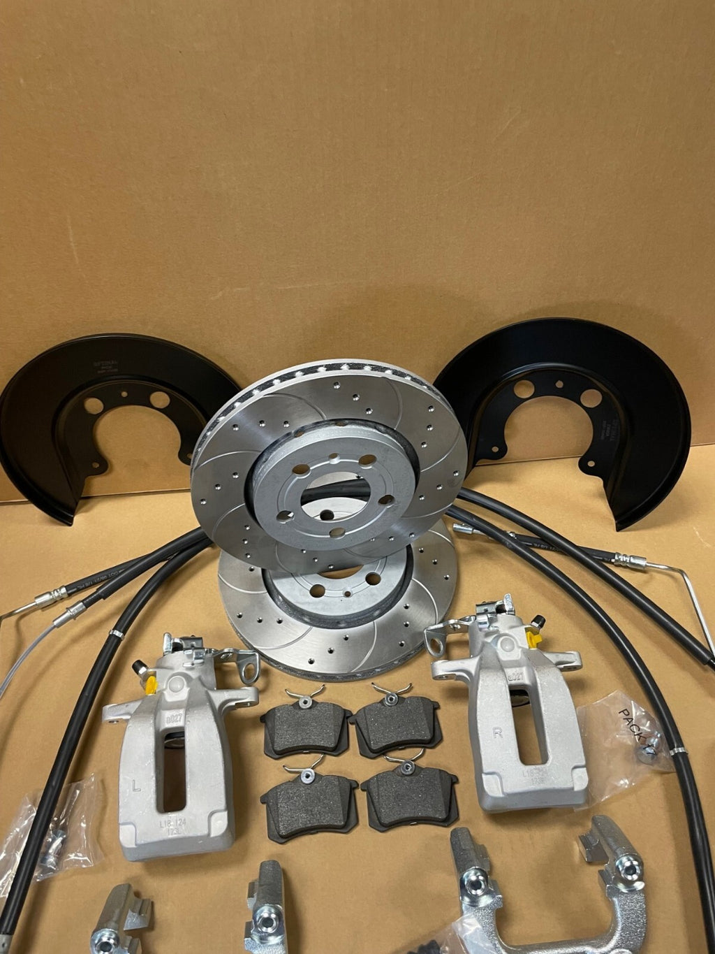 POLO 9N 6R FABIA 6Y 6J  IBIZA 5L 6J REAR BRAKE DRUM VENTED DISC CONVERSION 256M