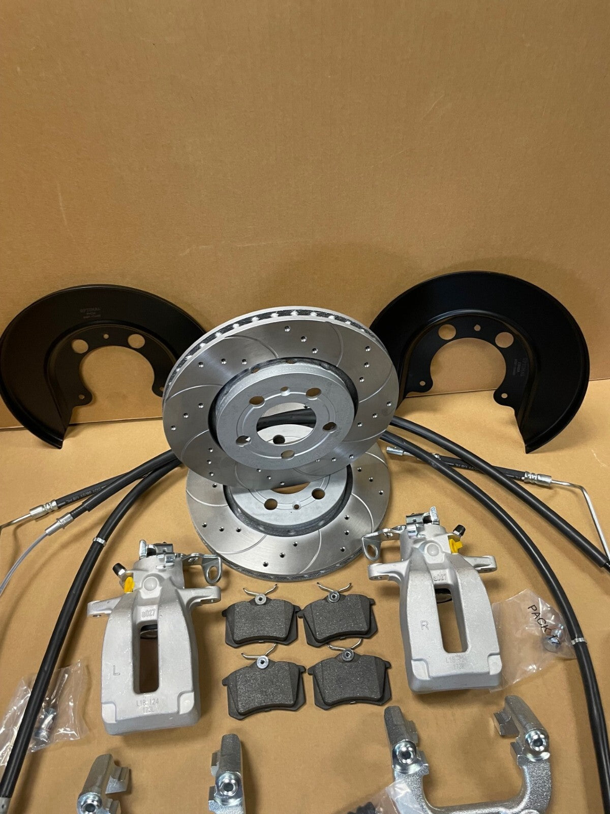 POLO 9N 6R FABIA 6Y 6J  IBIZA 5L 6J REAR BRAKE DRUM VENTED DISC CONVERSION 256M