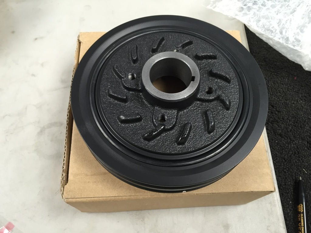 FOR MITSUBISHI SHOGUN PAJERO MK2 CHALLENGER 2.5TD 4D56 CRANKSHAFT DAMPER PULLEY