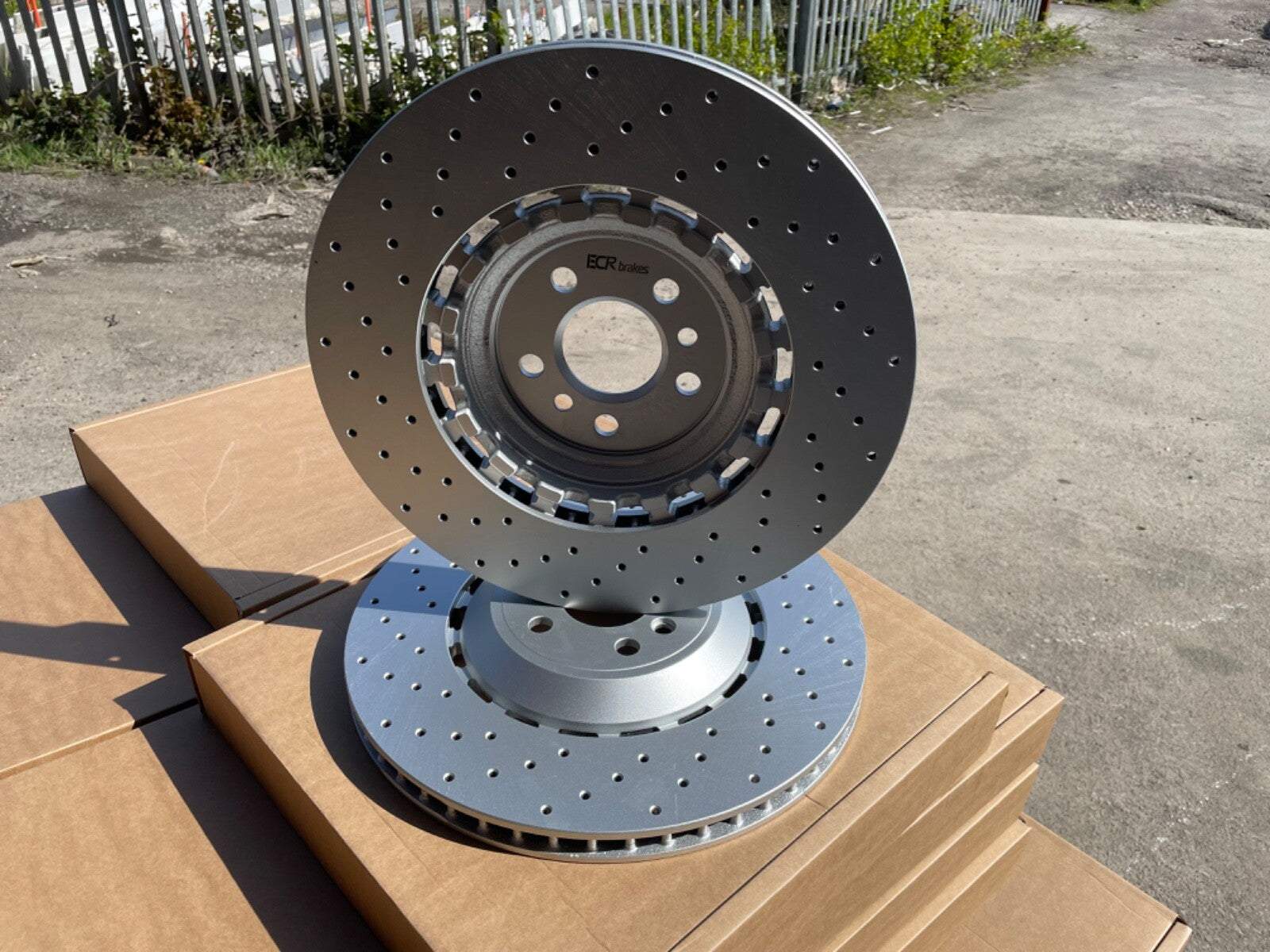 FOR BMW M8 G14 G15 G16 F91 F92 F93 COMPETITION REAR BRAKE DISC PAIR 380X28MM