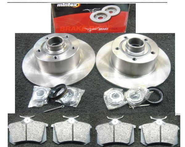 AUDI A4 97-05 MINTEX  REAR BRAKE DISCS & PADS