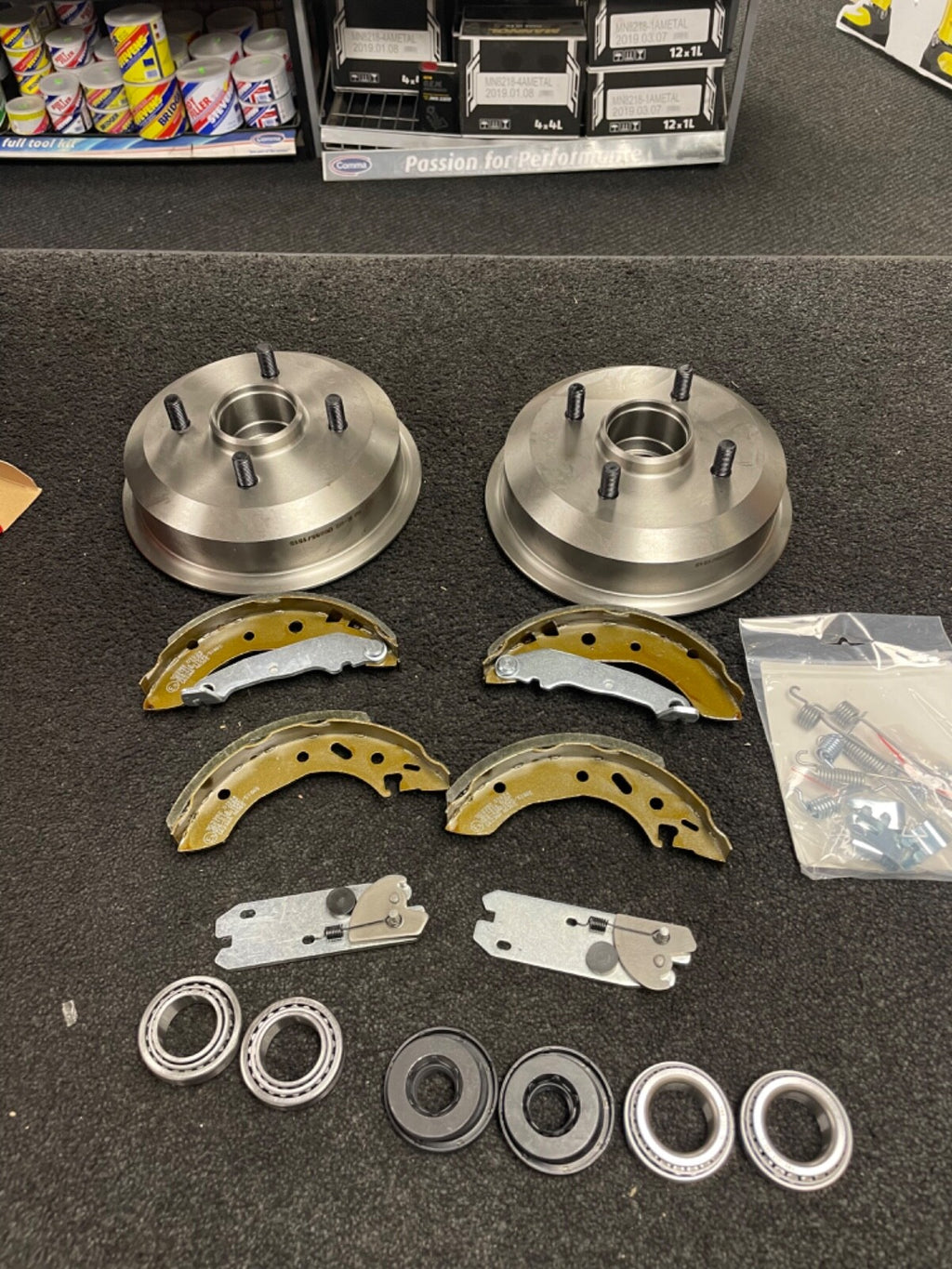 FIT FOR FORD FIESTA MK4 REAR DRUMS SHOES BEARING SHOES ADJUSTERS FITTING KIT