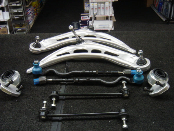 BMW  3 SER E46 318CI 328CI 320D LOWER SUSPENSION WISHBONE ARMS KIT COMPLETE NEW