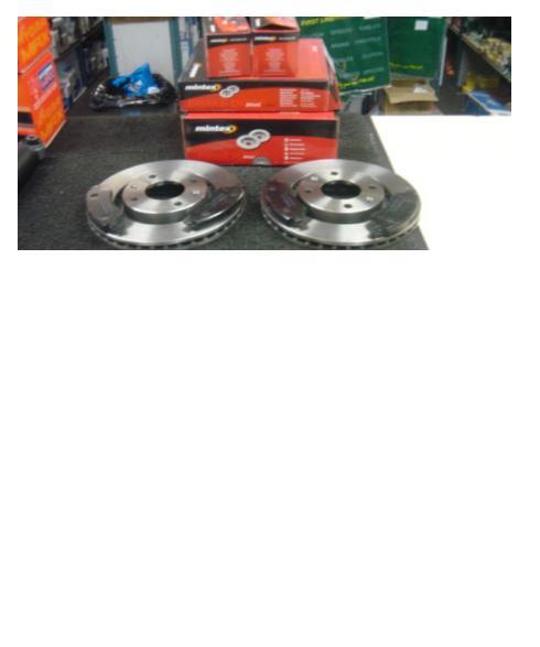 PEUGEOT 206CC ALLURE HDi CONVERTIBLE MINTEX FRONT BRAKE DISCS BRAKE PADS